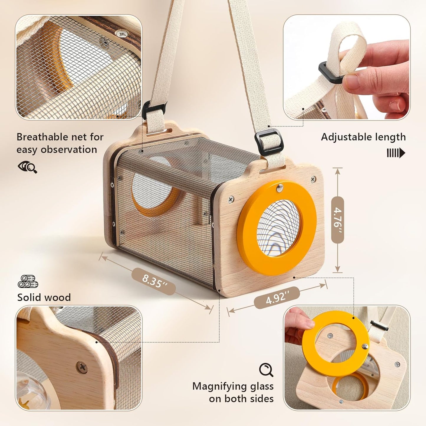 Wooden Bug Catcher Explorer Kit – 8-in-1 Outdoor Discovery Set
